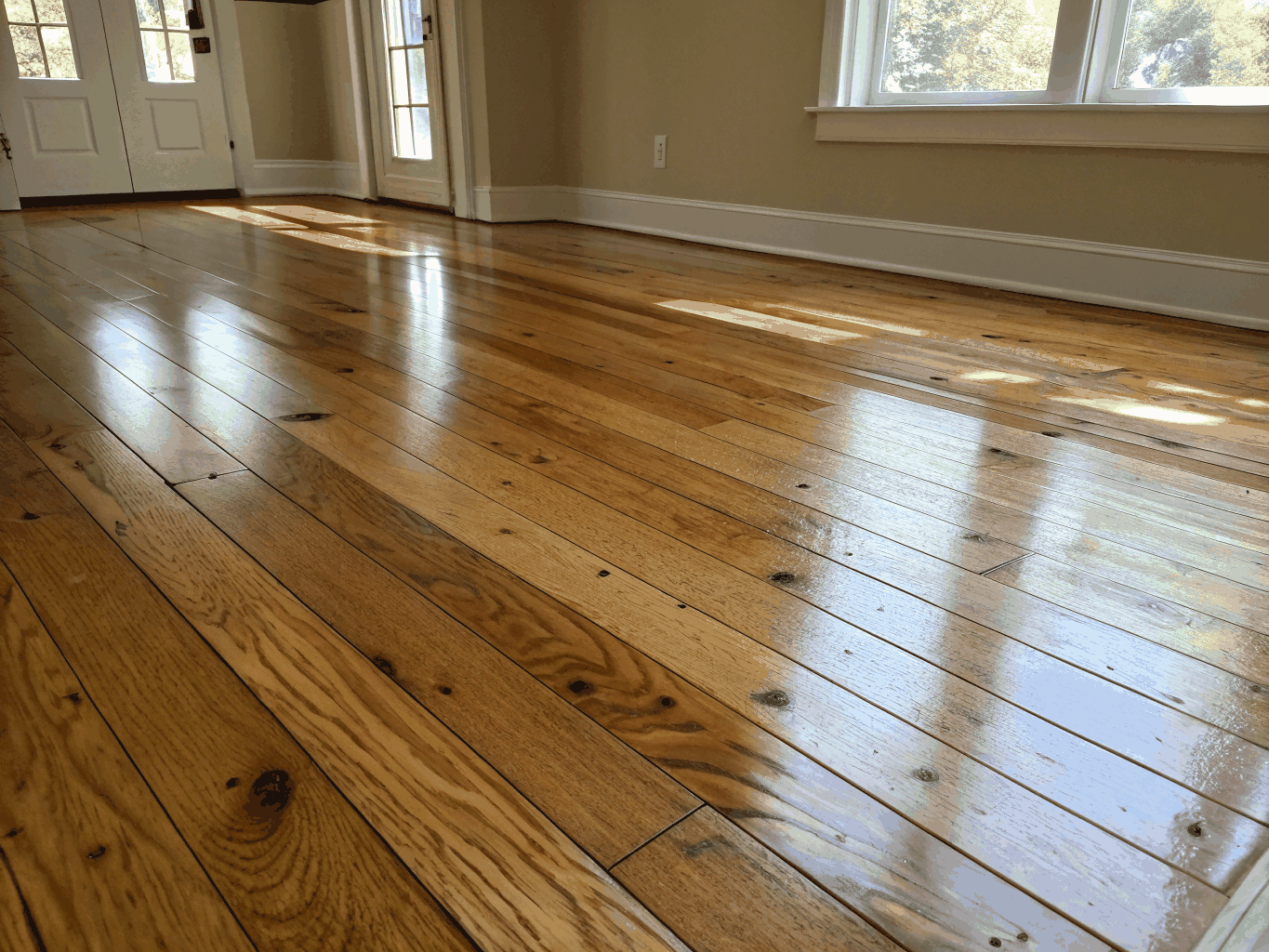 Durable laminate flooring project