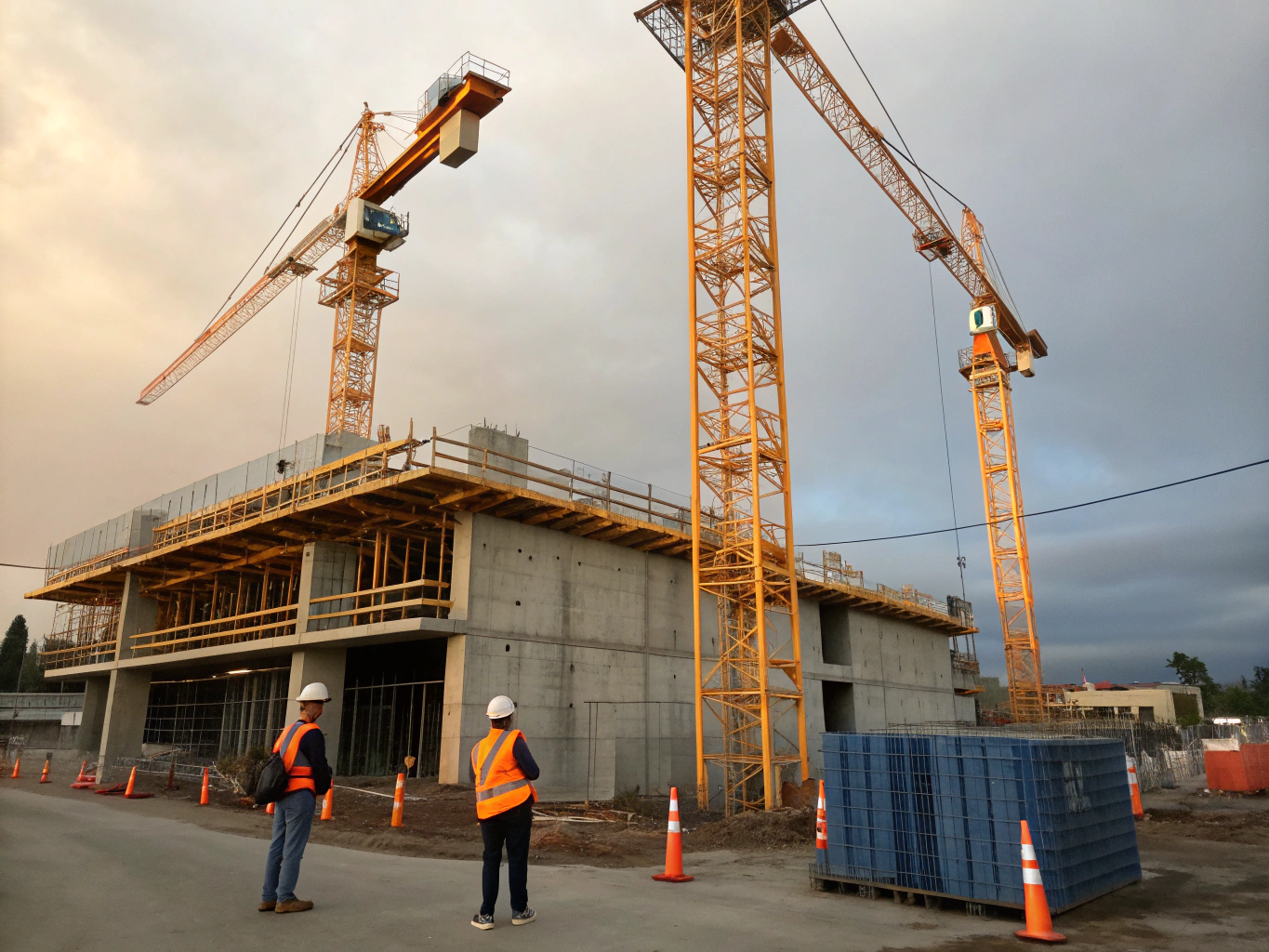 Modern Construction Site